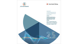 Hochschul-Barometer 2025 (Cover der Publikation)