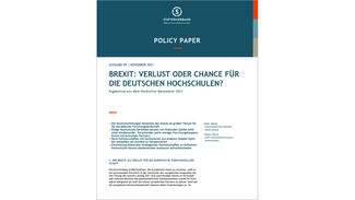 Brexit: Verlust oder Chance für die deutschen Hochschulen? (Cover)
